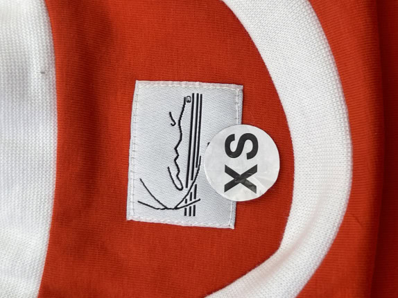 KARL KANICROP TOP SPORTY ORANGE WOMEN PRE OWNED XS