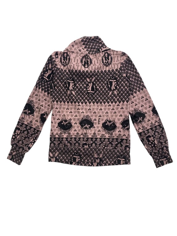 Killah Μπλούζα Μακρυμάνικη Vintage Floral Print Ροζ Γυναικεία M