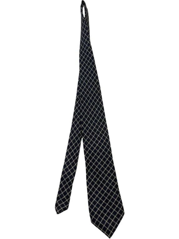 KIROS NECKTIE CLASSIC NAVY MENS PRE OWNED