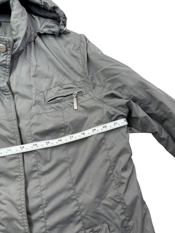KLEPPER HOODED JACKET MINIMAL GREY WOMENS PRE OWNED S