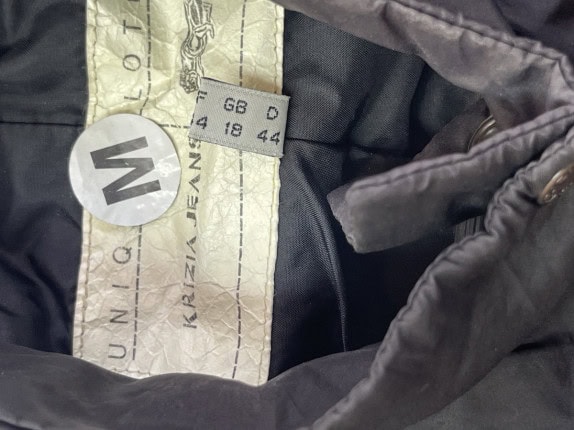 Y2K KRIZIA JEANS JACKET MINIMAL ΜΑΥΡΟ ΓΥΝΑΙΚΕΙΟ PRE OWNED M