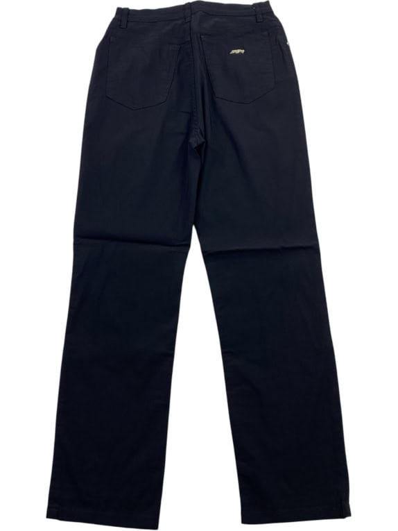 KRIZIA JEANS Παντελόνι Denim Vintage Λογότυπο Μαύρο Γυναικείο XS
