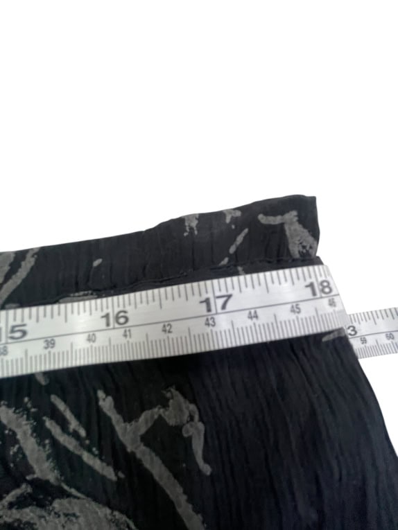 Krizia Jeans Παντελόνι Γυναικείο Pattern Μαύρο/Γκρι L