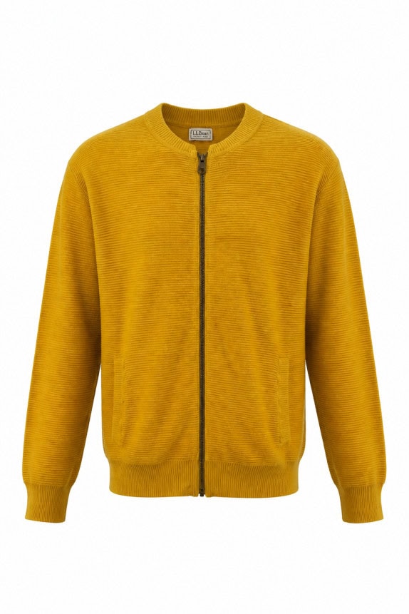 GUESS  ZIP JACKET MINIMAL YELLOW MEN PRE OWNED L
