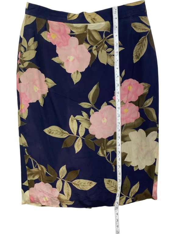 LA BELLA ΦΟΥΣΤΑ ΜΙΝΤΙ FLORAL ΜΠΛΕ ΣΚΟΥΡΟ ΓΥΝΑΙΚΕΙΑ S