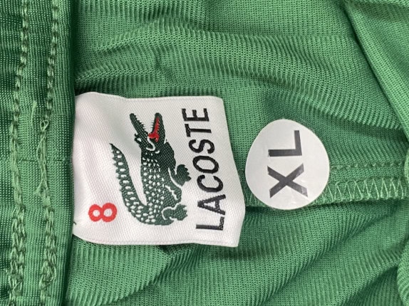 LACOSTE ΦΟΡΜΑ ΑΝΕΤΗ ΠΡΑΣΙΝΟ ΑΝΤΡΙΚΟ PRE OWNED XL