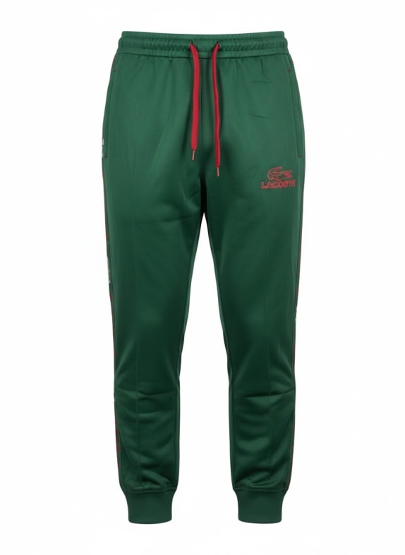Lacoste Track Pants Green Logo Men’s S