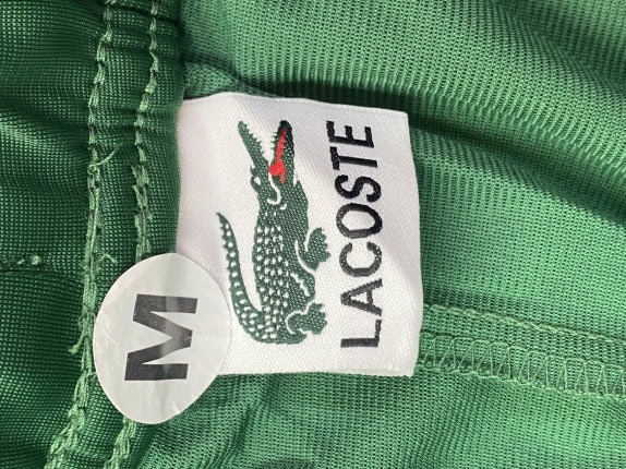 LACOSTE JOGGER PANTS ATHLETIC GREEN MENS PRE OWNED M