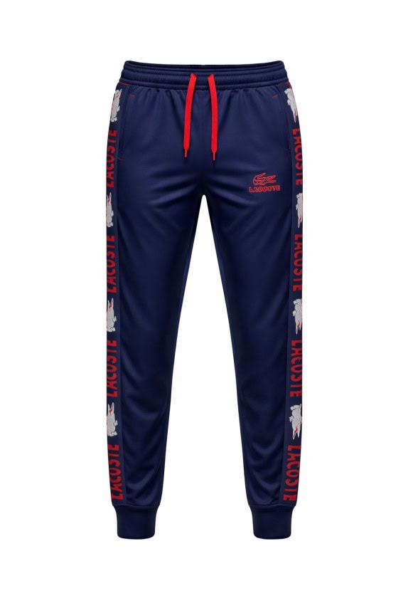 LACOSTE JOGGER PANTS SPORTSWEAR NAVY UOMO PRE OWNED M