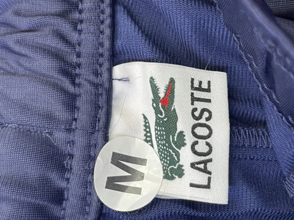 LACOSTE JOGGER PANTS SPORTSWEAR NAVY MEN PRE OWNED M