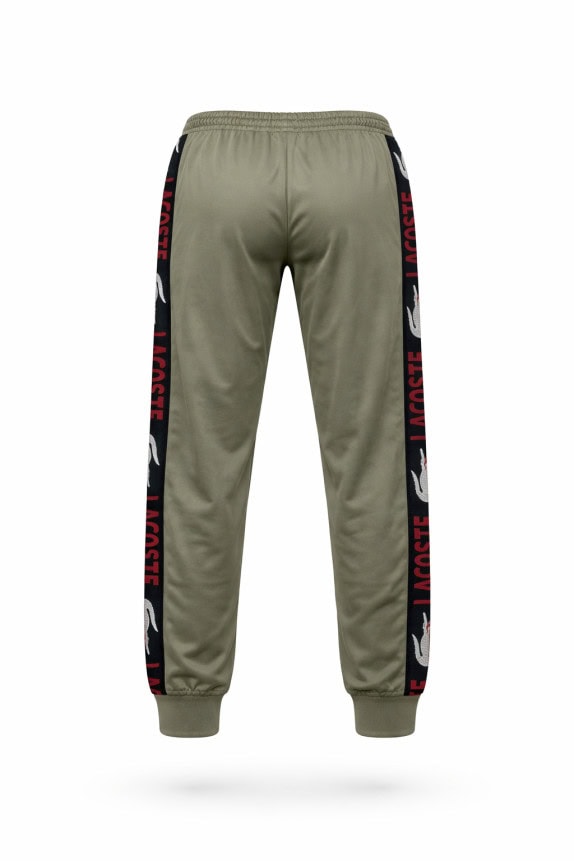 LACOSTE PANTALONI JOGGER SPORTSWEAR OLIVE UOMO PRE OWNED M