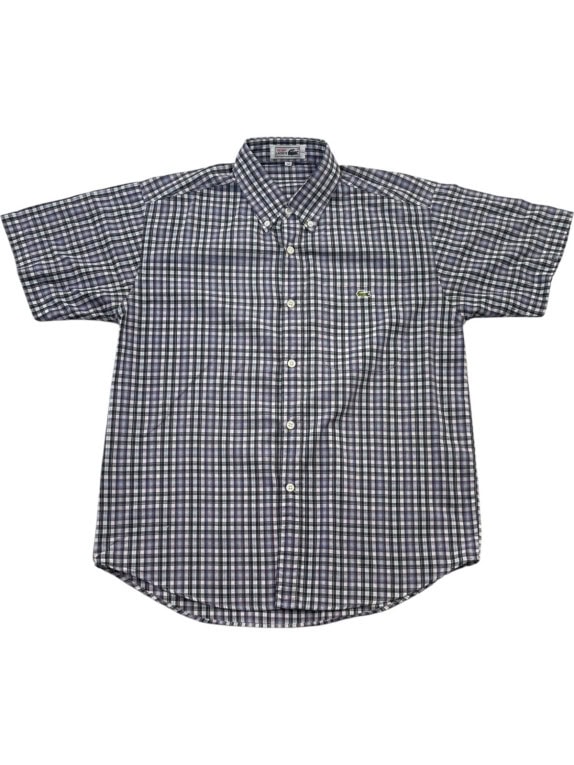 LACOSTE ΚΟΝΤΟΜΑΝΙΚΟ ΠΟΥΚΑΜΙΣΟ ΚΛΑΣΙΚΟ NAVY ΑΝΤΡΙΚΟ PRE OWNED M