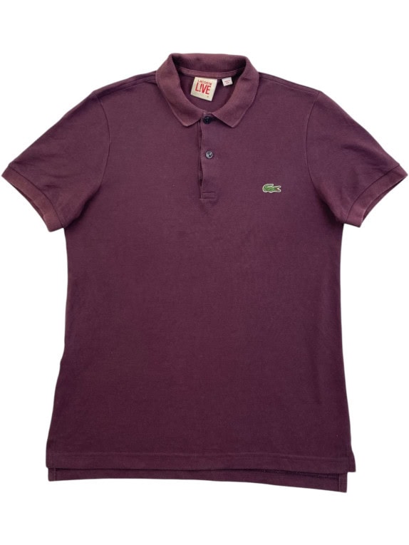 LACOSTE LIVE ΜΠΛΟΥΖΑ POLO MINIMAL ΜΠΟΡΝΤΟ ΑΝΤΡΙΚΟ PRE OWNED S