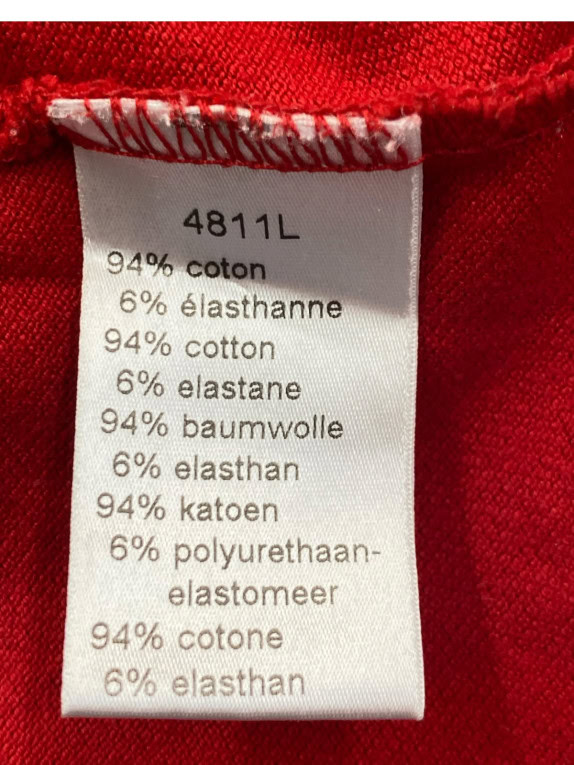 LACOSTE ΜΠΛΟΥΖΑ POLO CLASSIC ΚΟΚΚΙΝΗ ΓΥΝΑΙΚΕΙΟ PRE OWNED M