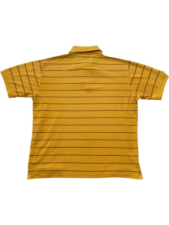 LACOSTE ΜΠΛΟΥΖΑ POLO ΚΛΑΣΙΚΟ ΡΙΓΕ ΜΟΥΣΤΑΡΔΙ ΑΝΤΡΙΚΟ PRE OWNED L