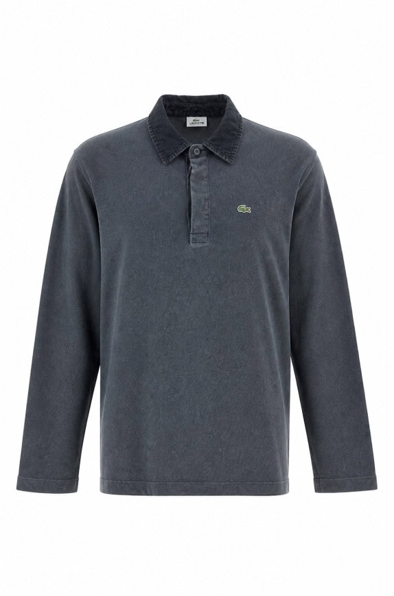 LACOSTE POLO MINIMAL GRIGIO UOMO PRE OWNED L