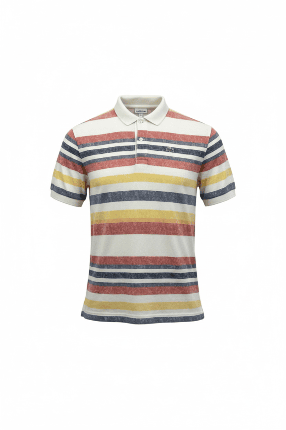 LACOSTE ΜΠΛΟΥΖΑ POLO STRIPED LOGO ΠΟΛΥΧΡΩΜΟ UNISEX M