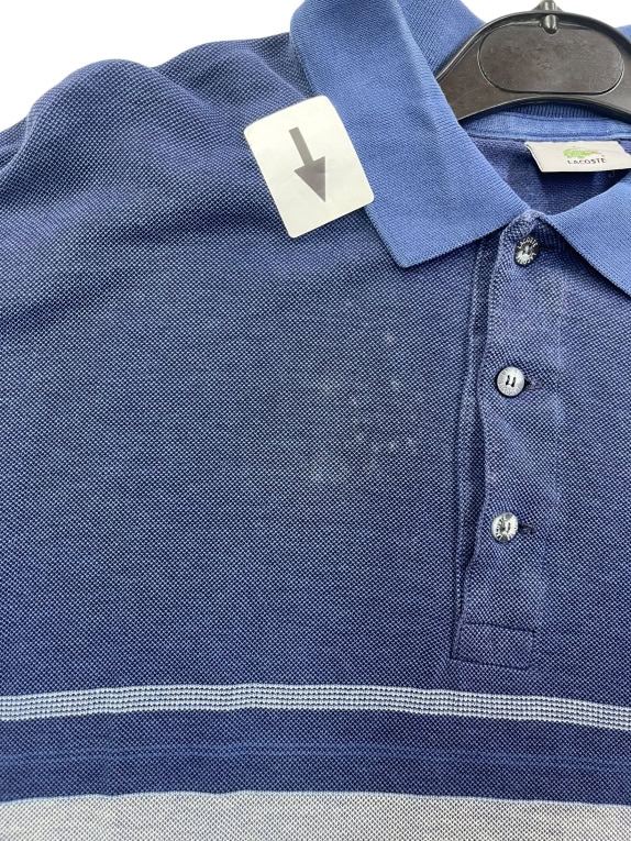 LACOSTE polo vintage blu da uomo XL usata