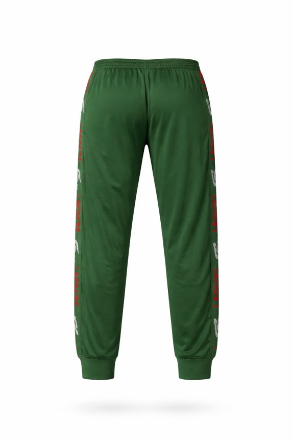 LACOSTE PANTALONI SPORTIVI STREETWEAR VERDE UOMO PRE OWNED L