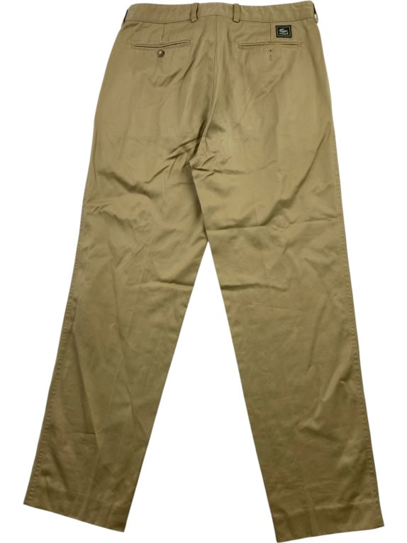 LACOSTE PANTALONE CHINO LOGO VINTAGE BEIGE UOMO M