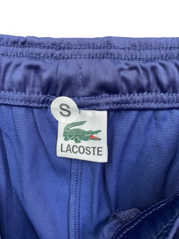 LACOSTE ΠΑΝΤΕΛΟΝΙ ΦΟΡΜΑΣ ATHLEISURE ΜΕ SIDE LOGO TAPE ΜΠΛΕ ΣΚΟΥΡΟ ΑΝΔΡΙΚΟ S