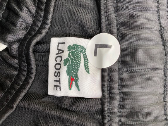 LACOSTE ΠΑΝΤΕΛΟΝΙ ΦΟΡΜΑΣ LOGO TAPED ΜΑΥΡΟ UNISEX L