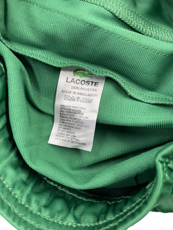 LACOSTE PANTALONI DA TUTA SPORT LOGO VERDE UOMO XL