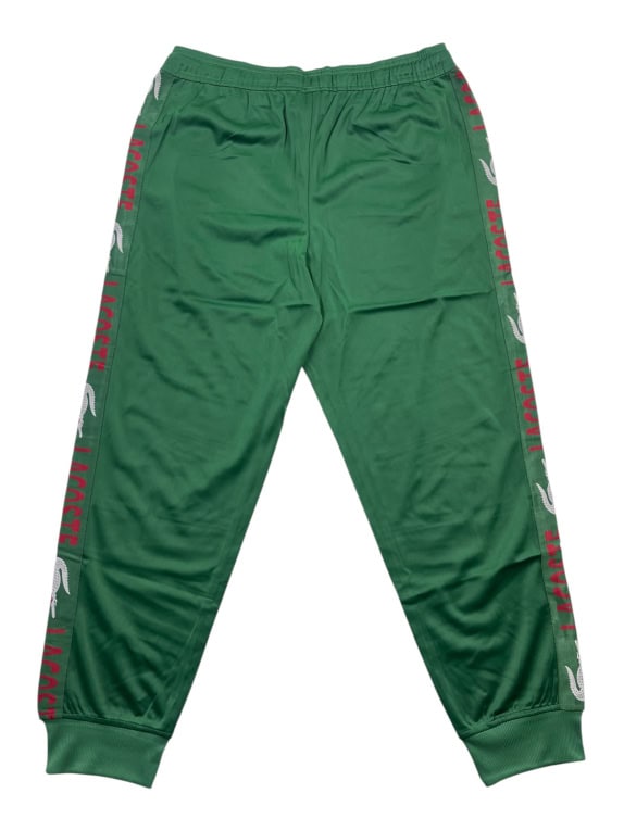 LACOSTE PANTALONI DA TUTA SPORT LOGO VERDE UOMO XL