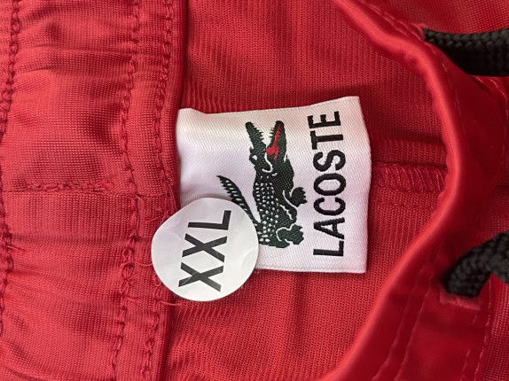 LACOSTE ΠΑΝΤΕΛΟΝΙ ΦΟΡΜΑΣ STREETWEAR ΚΟΚΚΙΝΟ ΑΝΤΡΙΚΟ PRE OWNED XXL