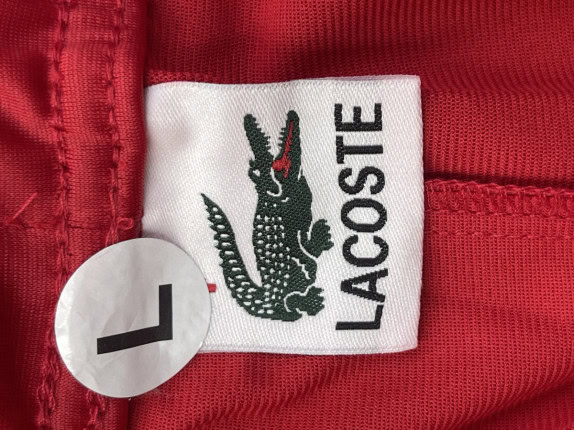 LACOSTE ΠΑΝΤΕΛΟΝΙ ΦΟΡΜΑΣ STREETWEAR ΚΟΚΚΙΝΟ ΑΝΤΡΙΚΟ PRE OWNED L