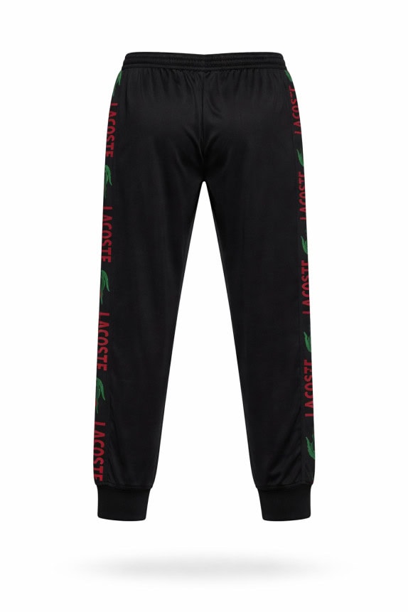 LACOSTE PANTALONI SPORTIVI STREETWEAR NERO UOMO PRE OWNED XL