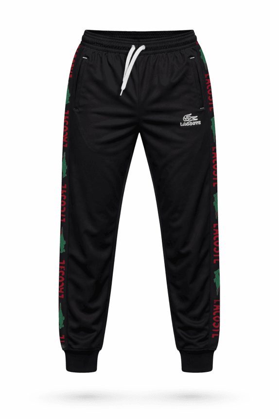 LACOSTE ΠΑΝΤΕΛΟΝΙ ΦΟΡΜΑΣ STREETWEAR ΜΑΥΡΟ ΑΝΤΡΙΚΟ PRE OWNED L