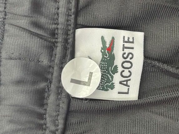 LACOSTE ΠΑΝΤΕΛΟΝΙ ΦΟΡΜΑΣ STREETWEAR ΜΑΥΡΟ ΑΝΤΡΙΚΟ PRE OWNED L