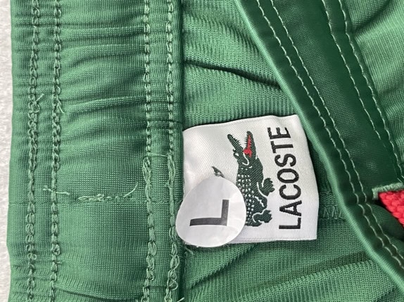 LACOSTE ΠΑΝΤΕΛΟΝΙ ΦΟΡΜΑΣ STREETWEAR ΠΡΑΣΙΝΟ ΑΝΤΡΙΚΟ PRE OWNED L