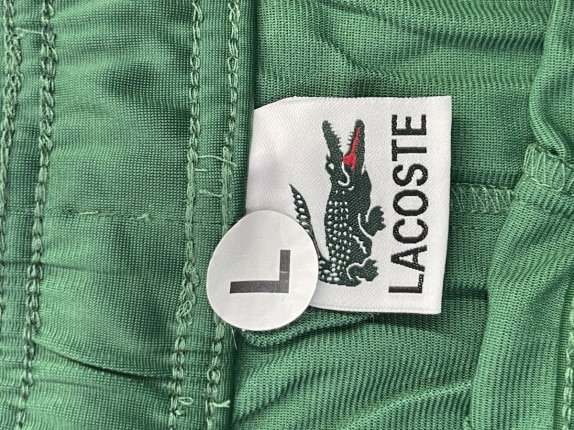 LACOSTE ΠΑΝΤΕΛΟΝΙ ΦΟΡΜΑΣ STREETWEAR ΠΡΑΣΙΝΟ ΑΝΤΡΙΚΟ PRE OWNED L