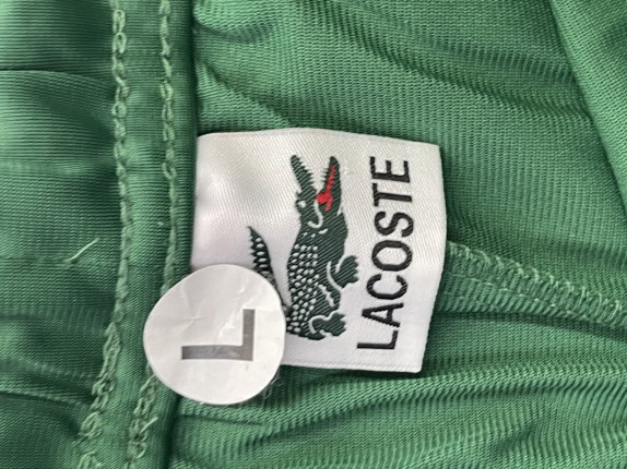 LACOSTE ΠΑΝΤΕΛΟΝΙ ΦΟΡΜΑΣ STREETWEAR ΠΡΑΣΙΝΟ ΑΝΤΡΙΚΟ PRE OWNED L