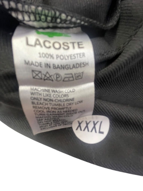 LACOSTE ΠΑΝΤΕΛΟΝΙ ΦΟΡΜΑΣ VINTAGE STYLE LOGO ΜΑΥΡΟ ΑΝΔΡΙΚΟ XXXL