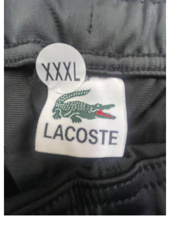 LACOSTE ΠΑΝΤΕΛΟΝΙ ΦΟΡΜΑΣ VINTAGE STYLE LOGO ΜΑΥΡΟ ΑΝΔΡΙΚΟ XXXL