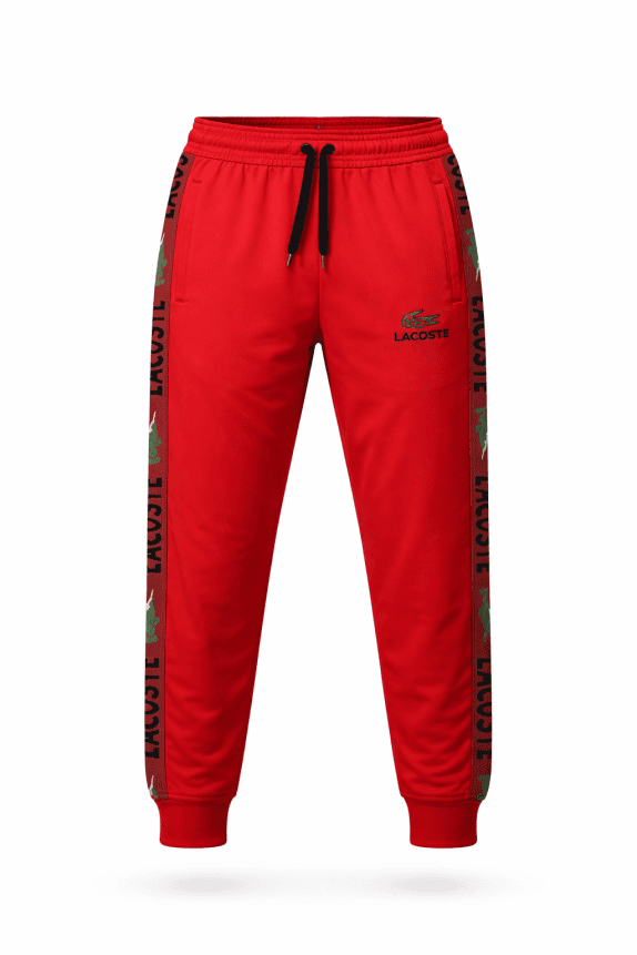 LACOSTE ΠΑΝΤΕΛΟΝΙ JOGGER SPORTSWEAR ΚΟΚΚΙΝΟ ΑΝΤΡΙΚΟ PRE OWNED M