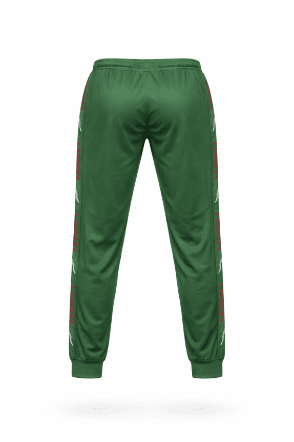 LACOSTE PANTALONI JOGGER SPORTY VERDE UOMO PRE OWNED XXL