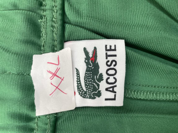 LACOSTE JOGGER PANTS STREETWEAR GREEN MEN PRE OWNED XXL