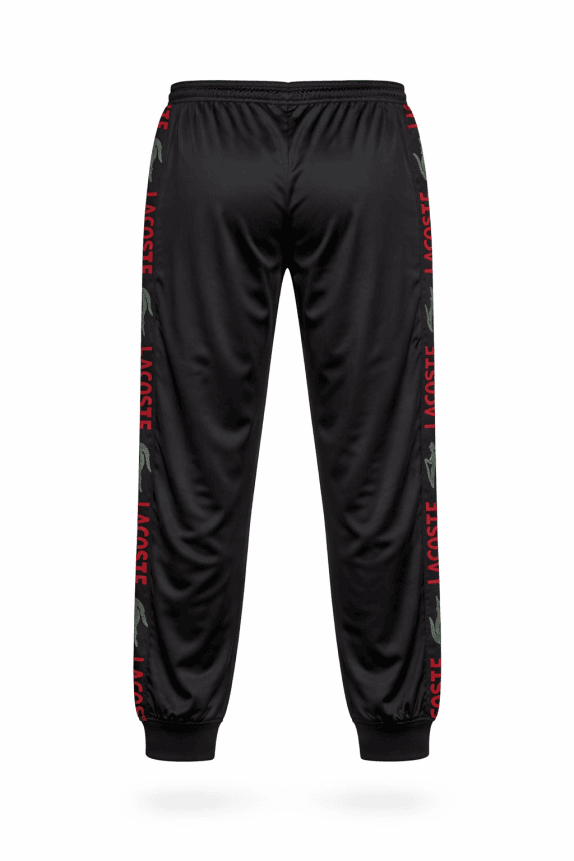 LACOSTE PANTALONI TRACK SPORTIVO NERO UOMO PRE OWNED XXL