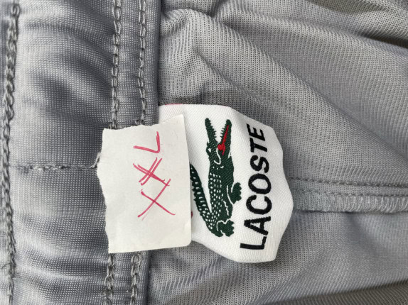 LACOSTE ΠΑΝΤΕΛΟΝΙ TRACK MINIMAL ΓΚΡΙ ΑΝΤΡΙΚΟ PRE OWNED XXL