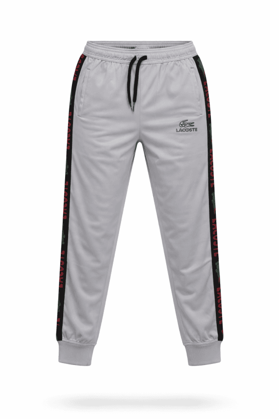 LACOSTE ΠΑΝΤΕΛΟΝΙ ΤΡΕΞΙΜΑΤΟΣ STREETWEAR ΓΚΡΙ ΑΝΤΡΙΚΟ PRE OWNED L