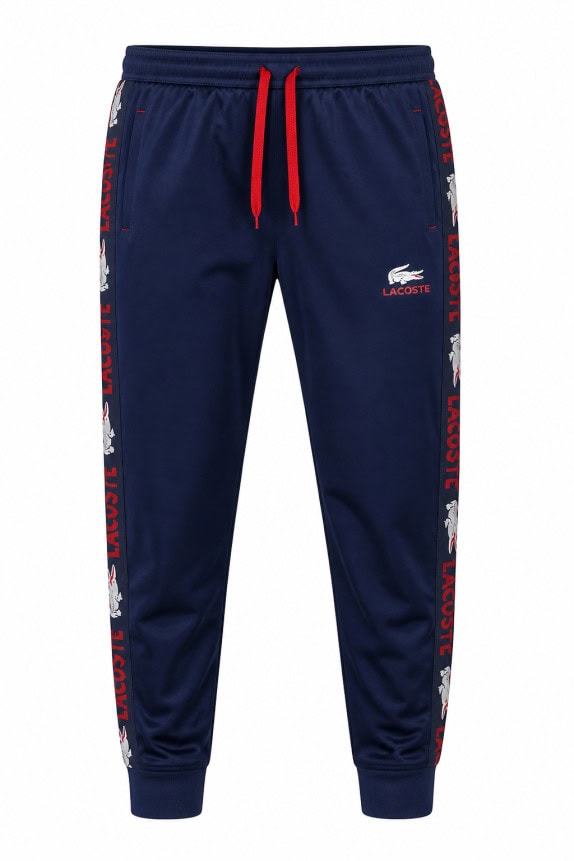 LACOSTE ΠΑΝΤΕΛΟΝΙ ΤΡΟΦΗΣ LOGO NAVY ΑΝΤΡΙΚΟ PRE OWNED XL