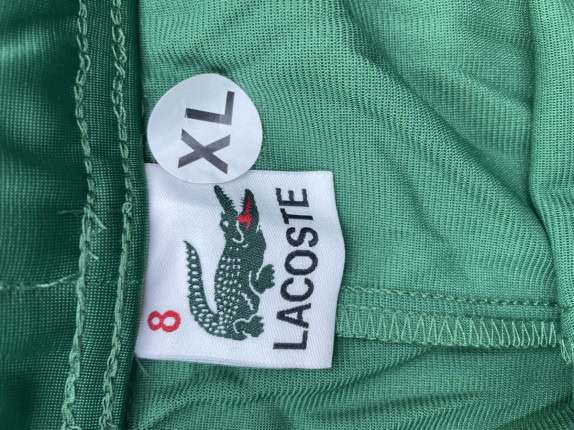 LACOSTE JOGGER PANTS STREETWEAR GREEN MEN PRE OWNED XL