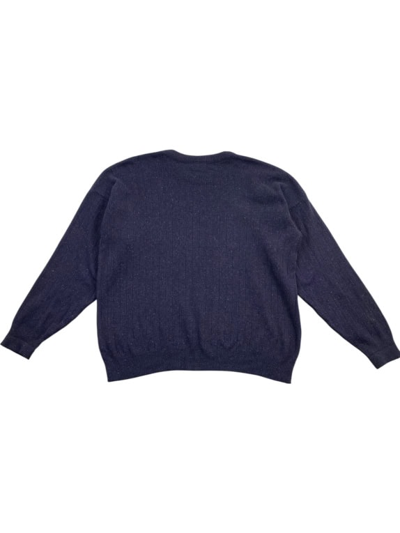 LACOSTE ΠΛΕΚΤΗ ΜΠΛΟΥΖΑ VINTAGE MADE IN FRANCE ΜΠΛΕ ΣΚΟΥΡΟ ΑΝΔΡΙΚΟ XL