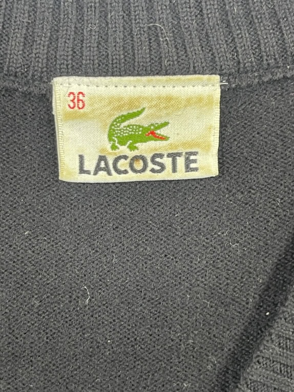 Lacoste Knit Dress Cardigan Black Women’s M
