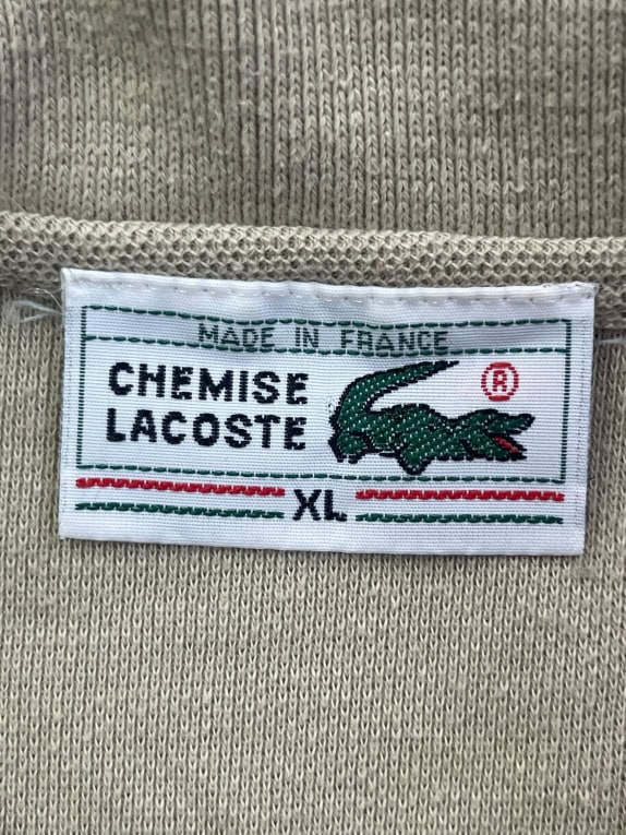 LACOSTE POLO CLASSIC BEIGE ΑΝΤΡΙΚΟ PRE OWNED XL
