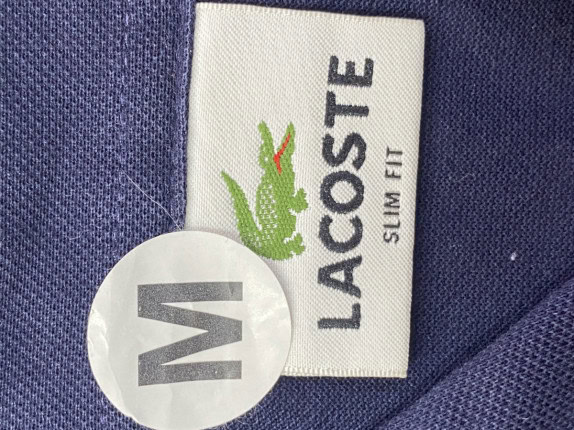 LACOSTE POLO CLASSIC NAVY UOMO PRE OWNED M